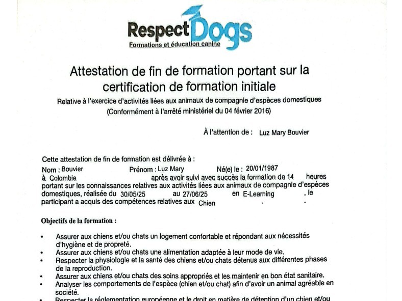 Educatrice et comportementaliste canine à domicile près de Lyon